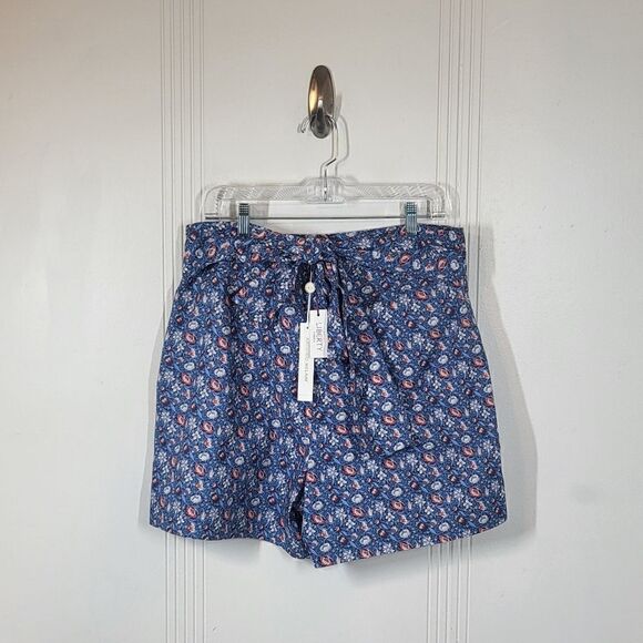 Antonio Melani Blue & Red Flowered Shorts - Picture 2 of 10